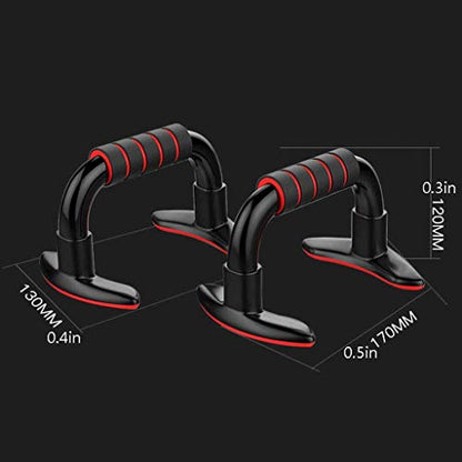 Push-up Stands Push-ups Fitness Bar Base Exercise Equipment with I-Shaped Muscles Building for Home Training
