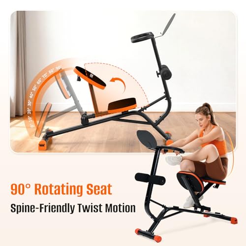 Stretching Machine for Full Body Flexibility, Back Stretching Machine, Quiet Home Gym Stretch Machine for Lumbar Stretching, Rehab, Posture Correction, 220LB Capacity