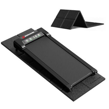 Walking Pad Mat for Carpet Floor, 68"x24", Treamill Mat for Hardwood Floors, High Density, 0.2" Thickness, Folable, Floor Protection for Bike, Elliptical, Treadmill - size: 68"L x 24"W x 0.2"Th