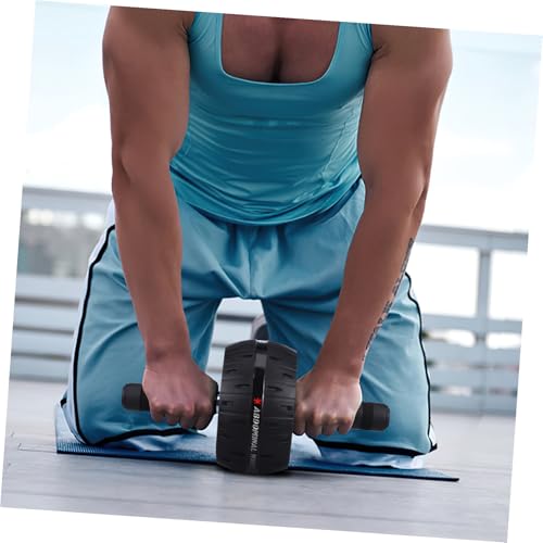 Mikinona Advanced Ab Roller Wheel with Wide Stability for Home Gym Multi-angle Exercise Equipment to Strengthen Back Sides Fitness Roller for Men and Women Beginners and Experts