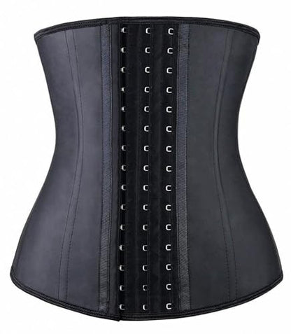 YIANNA Women's Underbust Latex Sport Girdle Waist Trainer Corsets Hourglass Body Shaper