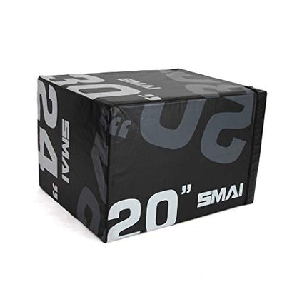 Plyometric Jump Box: Pro-Duty Foam Plyo Box for Explosive Workouts and Box Squats - Step up Exercise Platform for Safer Conditioning& Training.
