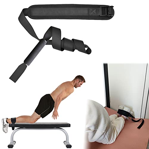Nordic Strap for Bench – Nordic Curl Strap Hamstring for Strength Training, Leg Exercise | Hamstring Machine Alternative