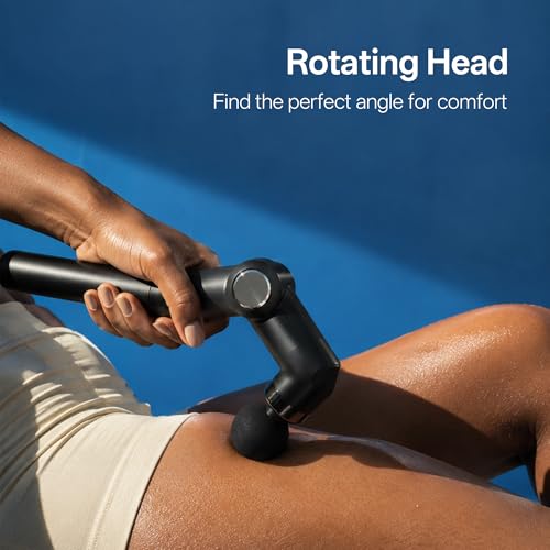 brenzo Massage Gun with Extended Handle, Cordless Full Body Massager