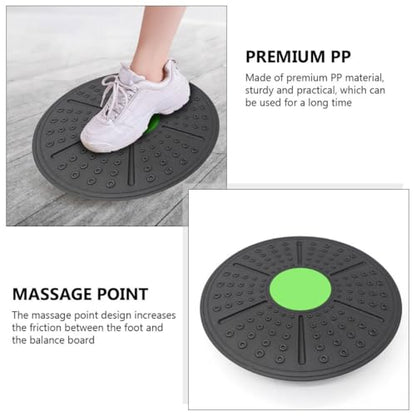 Balance Training Board with Massage Points Non-slip PP Material Equilibrium Pedal for Home Fitness Physical Therapy and Core Stability Exercise