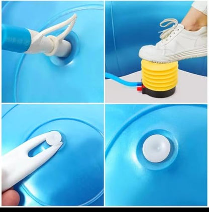 Peanut Ball for Kids Therapy, 90x45cm Anti-Burst Exercise Ball with Pump, Gym Quality Fitness for Yoga, Physical, Child Training, Women, Men