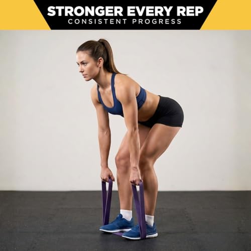 Resistance Workout Exercise Bands for Home, Gym, Stretching, Strength Training, Weightlifting, Pull Up Assist - Indoor and Outdoor Use