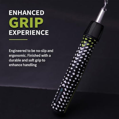 Hererope Weighted Jump Ropes for Men & Women, 1/2 LB Jump Rope Weighted With Ball-bearing, No-Slip Grip, Durable Steel Cable, Heavy Jump Rope Designed for Fitness, High-Intensity Strength Workouts, crossfit