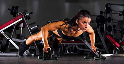 Pushup Bars,Pushup Stands,Home Workout Equipment Pushup Handle with Non-Slip Feet and Cushioned Foam Grip,The Pushup Handles for Floor, Great for Strength Workouts Exercise (AIR SHIP 10 DAYS)