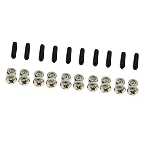 5 Sets Replacement Jump Rope Adjustable Screws End Caps for Speed Cable Jump Ropes Parts Accessory