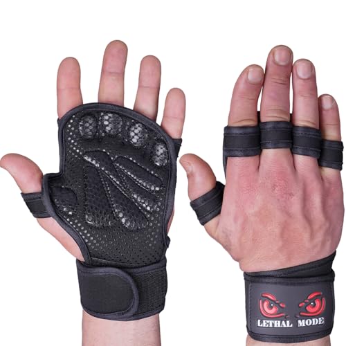 Workout Gloves for Men & Women – Fingerless Weight Lifting Gloves with Wrist Support for Gym, Crossfit, and Exercise – Durable Grip for Weightlifting - color: D3, size: X-Large