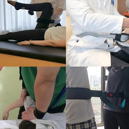 Extremity Mobilization Belt, Traction Strap Physical Therapy, Manual Traction, and Mobility with Pad, 9.8Ft/3m(B) - color: B