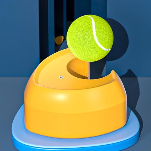 Tool Quick Setup None Water Tennis Practice Equipment Includes Ball for High Bounce Training Enduring Tennis Trainer Rebounds with Rope None Water
