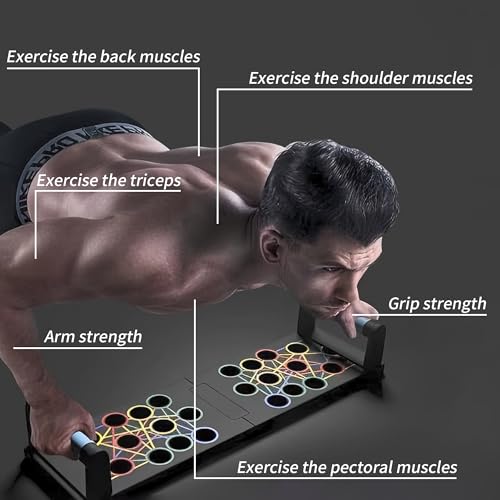 Solid Push Up Board 15 in 1 Home Workout Equipment Multi-Functional Pushup Stands System Fitness Floor Chest Muscle Exercise Professional Equipment