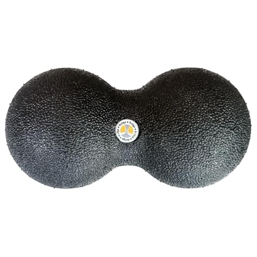 Peanut - The Better Peanut Ball Roller for Deep Tissue Massage, Mobility, Physical Therapy, Double Lacrosse Ball Massage, Back Pain, Myofascial Release, Muscle Knots, Suboccipital, & Acupoint - size: Small - 8x16cm