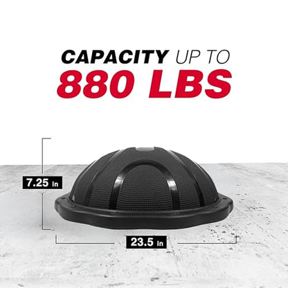 Yes4All 880LBS Half Ball Balance Trainer, Pilates Balance & Stability Ball for Exercises, Home Gym, Floor & Full Body Workouts