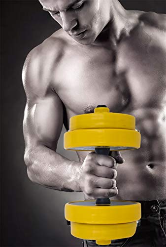 Nice C Weights, Dumbbell Set, Kettlebells, Adjustable Dumbbells, Barbell Weight Set, 20-40-50-70LB 3-in-1 set, Non-Slip, All-purpose - style: Barbell 55LB or 27 LB Dumbbell Pair