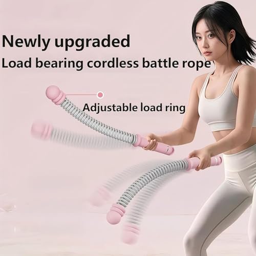 2026 Upgrade Cordless Battle Ropes, Weighted Cordless Battle Ropes,Ajustable Weighteds Arm Exerciser Rope,Portable Weighted Training Rope Fitness Equipment And Conditioning