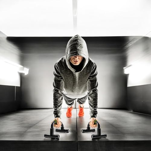 La-VIE 3B-3043 Push Up Bar with 2 Levels Angle Adjustment, Set of 2, Push-ups, Inclination