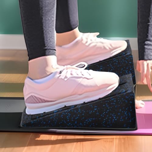Calf Raise Block | Anti-Slip Foam Wedge Calf Stretcher - Incline Board for Squat | for Yoga Pilates Home Gym Recover Training Mobility