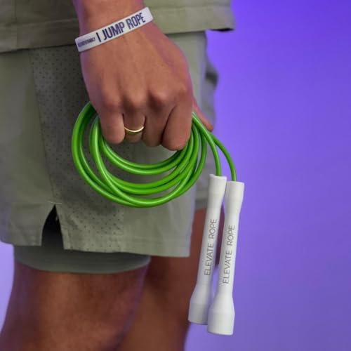 Elevate Rope Professional Beaded Jump Rope - 3m Adjustable, Quality Beads & Poly Cord - For Freestyle, Cardio & Tricks - All Levels & Indoor/Outdoor Use
