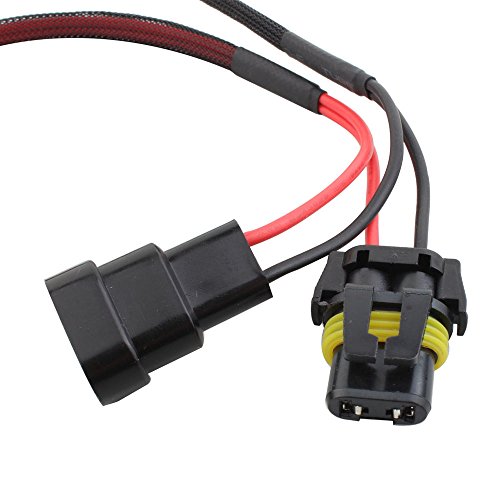 O-NEX 9006 LED Load Resistor Kit 50W 8ohm Headlight Bulb Relay Harness Adapter Anti Flicker Error Decoder Warning Canceller - size: 9005, 9006