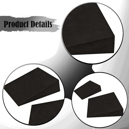 Colaxi 2x Squat Wedge Block Slant Board Heel Elevated Lightweight Nonslip Calf Stretcher Foot Incline Board for Balance Home Gym