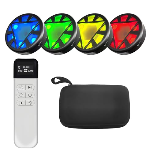 4Pcs/Pk Agile Reaction Training Lamp Set, 6-Functions 5-Lights Timing Speed Agile Reaction Light Quick Response Sports Reaction Training Light Enhancing Speed and Agility Perception Tools