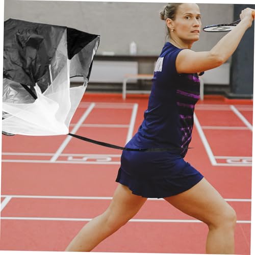 Abaodam Running Speed Training Parachute with Waist Belt Lightweight Resistance Umbrella for Endurance and Soccer Training for Athletes and Adults