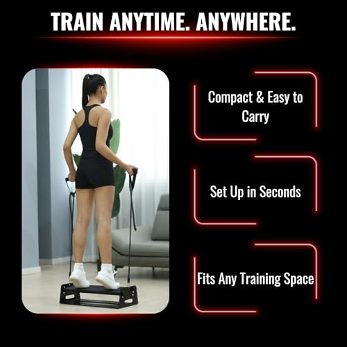 Calf Raise Block, Height & Angle Adjustable — Versatile Home Gym Workout Platform for Calf Raises, Calf Stretching, Ankle Mobility & Resistance Band Training, 880 lbs Capacity
