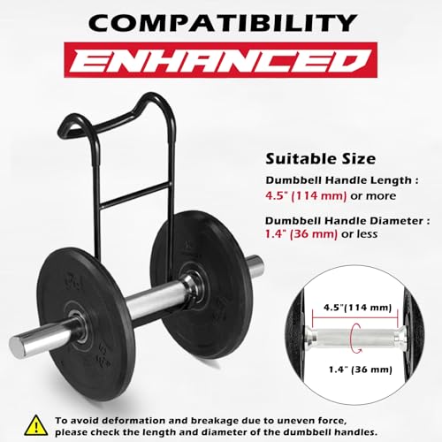 Upgraded 2-Pack Dumbbell Spotter Hooks, 250 lbs Load Capacity Heavy Duty Dumbbell Hooks for Bench Press, Chest & Shoulder Workouts with Wrist Straps