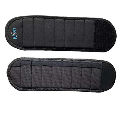 W8FIT Adjustable Wearable Wrist Arm Weights for Walking, Fitness, and Physical Therapy - size: LARGE 3.4 LBS PAIR (1.7 LBS each)