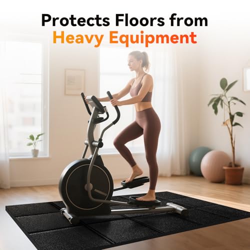 Walking Pad Treadmill Mat for Hardwood & Carpet Floors, 79" × 39.4", Extra Large Non-Slip Exercise Equipment Mat, Mat for Under Treadmill & Indoor Bike on Carpet