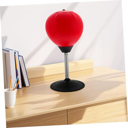 HANABASS 1set Suction Cup Punching Ball for Boys and Girls and Adults Mini Desktop Reaction Training Tool for Enhanced Agility and Hand-Eye Coordination for Office and Home Use