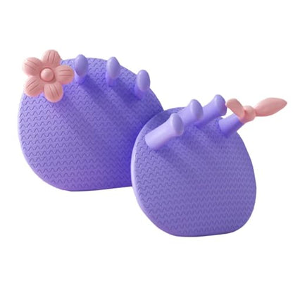 Foot Arch Trainer Massager, Toe Stretcher, Calf and Glute Exercise Tool, Feet Massagers to Improve Foot Bunion Toe Training Thin Calves Legs Purple - color: Purple