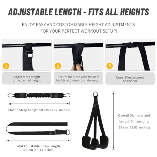 Pull Up Assistance Bands, Heavy Duty Resistance Bands for Pull Up Bar, 75-300lbs Adjustable Assist Bands with 5 Loop Bands & Cooling Towel, Home Gym Fitness for Men Women