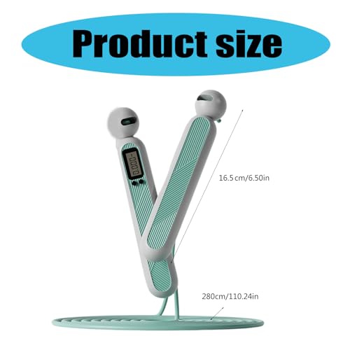Cordless Jump Rope with Digital Counter Smooth Bearing Rotation Jump Counter Counting Skipping Rope