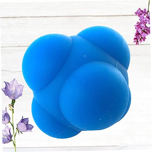 1Pc Hexagonal Reflex Training Ball Agility Bouncing Ball for Enhanced Reaction Speed Hand Eye Coordination for Athletes and Rehabilitation