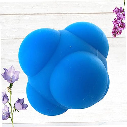 1Pc Hexagonal Reflex Training Ball Agility Bouncing Ball for Enhanced Reaction Speed Hand Eye Coordination for Athletes and Rehabilitation