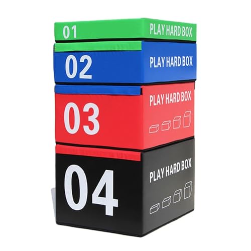 Jumping Training Box Soft Foam Enhanced Box Jumping Set Stackable Box for Home and Gym Can Be Provided Separately Or in Full - size: 90*75*150cm
