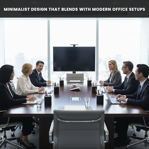 Black Pencil Holder for Desk | 3 Compartments Pencil Cups for Classroom, Home, Office Desks, Meeting Room | Pen Cup Holder for Desks & Decorative Pen Holders for Desk Cute Office Supplies - style: Style E