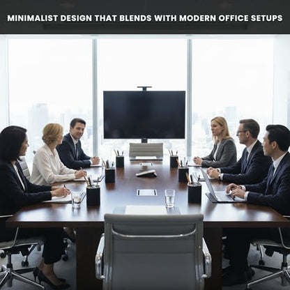 Black Pencil Holder for Desk | 3 Compartments Pencil Cups for Classroom, Home, Office Desks, Meeting Room | Pen Cup Holder for Desks & Decorative Pen Holders for Desk Cute Office Supplies - style: Style E