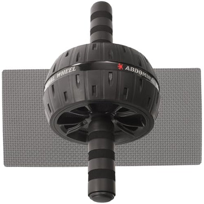 BESPORTBLE Fitness Equipment Ab Roller Wheel with Wide Stable Wheel and Ergonomic Handles for Multi-angle Core Exercise Material Suitable for Men Women Beginners and Experts at Home Gym