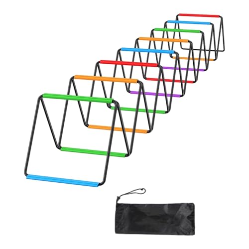 Agility Ladder, Football Ladder, Foldable Jumping Hurdles, Agility Training Equipment for Foot Exercises - size: 16 Grids
