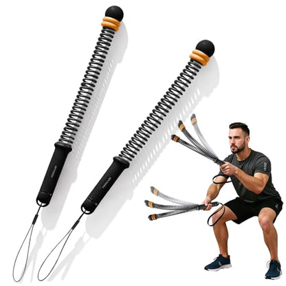 Ropeless Battle Ropes for Exercise Workout Rope, Portable Workout for Home Gym, Exercise Battle Ropes for HIIT Workouts, Low-Impact Cardio Training (Black with Ring) - style: Black with ring