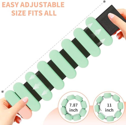 YOVKOK Adjustable Wrist Ankle Weights, 2 LBS/Pair, Bundle Options - color: Green