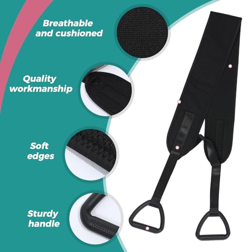 Fanwer Spinal Decompression Devices Lumbar Traction Low Back Stretcher Spine Decompression Belt for Lumbar Spine Pain Relief, Back Stretching Belt for Herniated Discs, Spondylosis and More