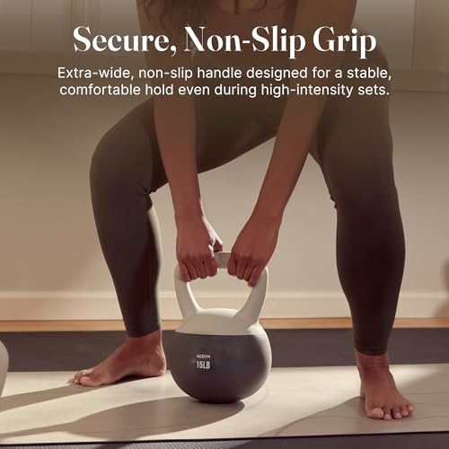WeGym Soft Kettlebells with Cushioned Impact-Resistant Base and Anti-Slip, Wide-Grip Handle for Home Workouts, Weightlifting, and Full Body Strength Training