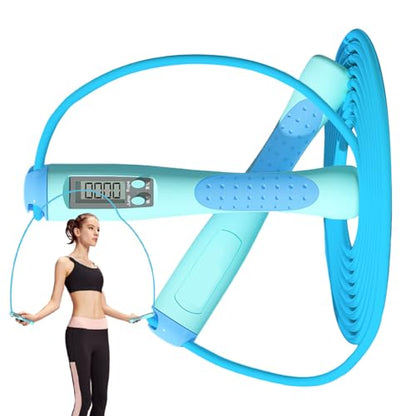 Counting Jump Rope - Skip Rope With LED Display | Digital Jump Rope | Smart Skipping Rope With Counter | Workout Jump Rope Adjustable Jump Ropes For Fitness Home Gym, Exercise, Burn Calories