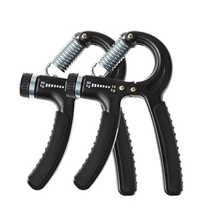 Luxon 2 Pack Hand Grip Strengthener Adjustable Resistance 22-110 Lbs (10-50kg) -Hand Grip Exerciser, Strengthen Grip, Hand Squeezer, Forearm Grip, Hand Exercise, Gripper, Finger Strengthener